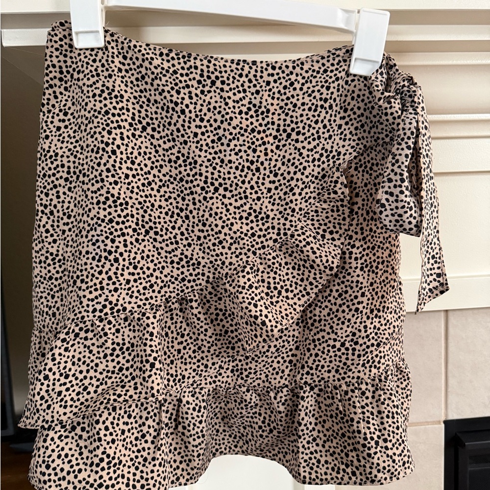 Stylish Polka Dot Ruffle Skirt